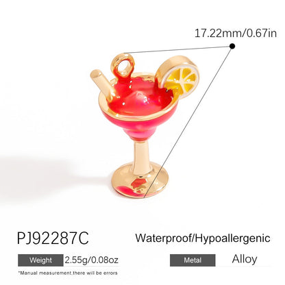 Stainless Steel DIY Jewelry Accessories Cute Charm Pendant