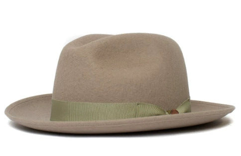Wool Felt Bowler Hat Stylish Unisex Autumn Winter Fashion