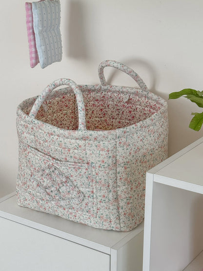 Floral Storage Basket Lightweight Collapsible Storage Box