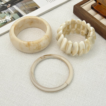 Artistic Retro Stackable Geometric Cuff Bracelets for Women