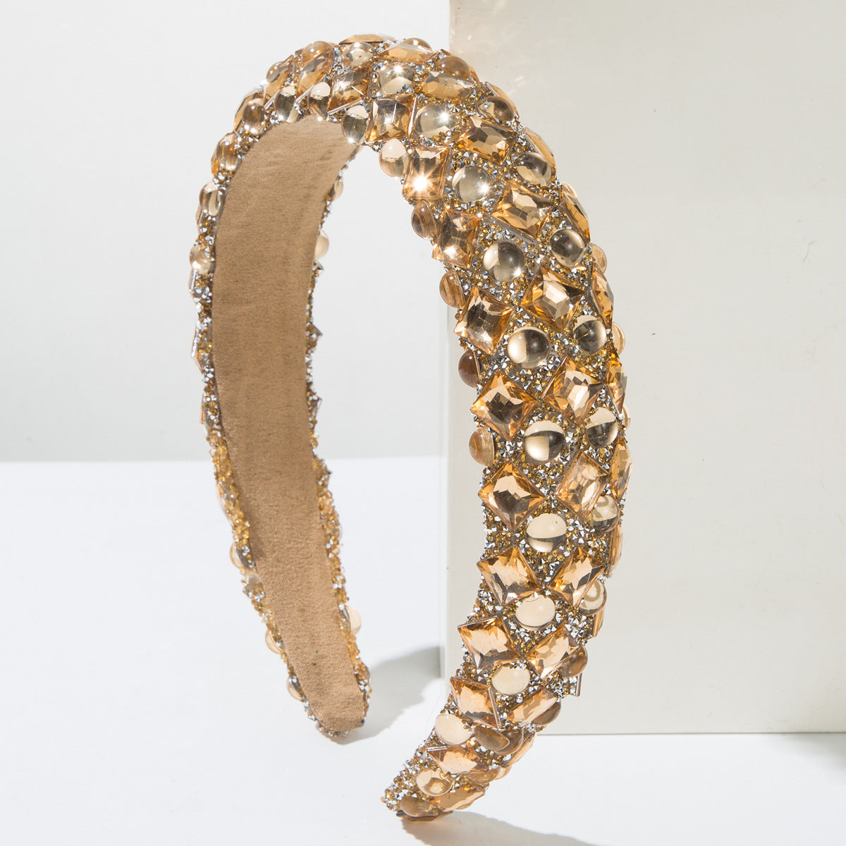 Trendy Resin Pearl Headband Elegant Hair Accessory
