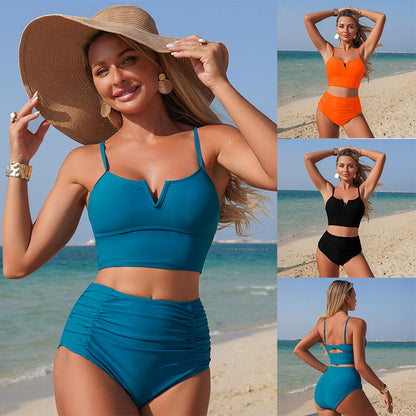 Women’S Two-Piece Bikini Swimsuit Quick-Dry High Elasticity