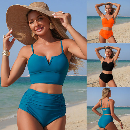 Women’S Two-Piece Bikini Swimsuit Quick-Dry High Elasticity