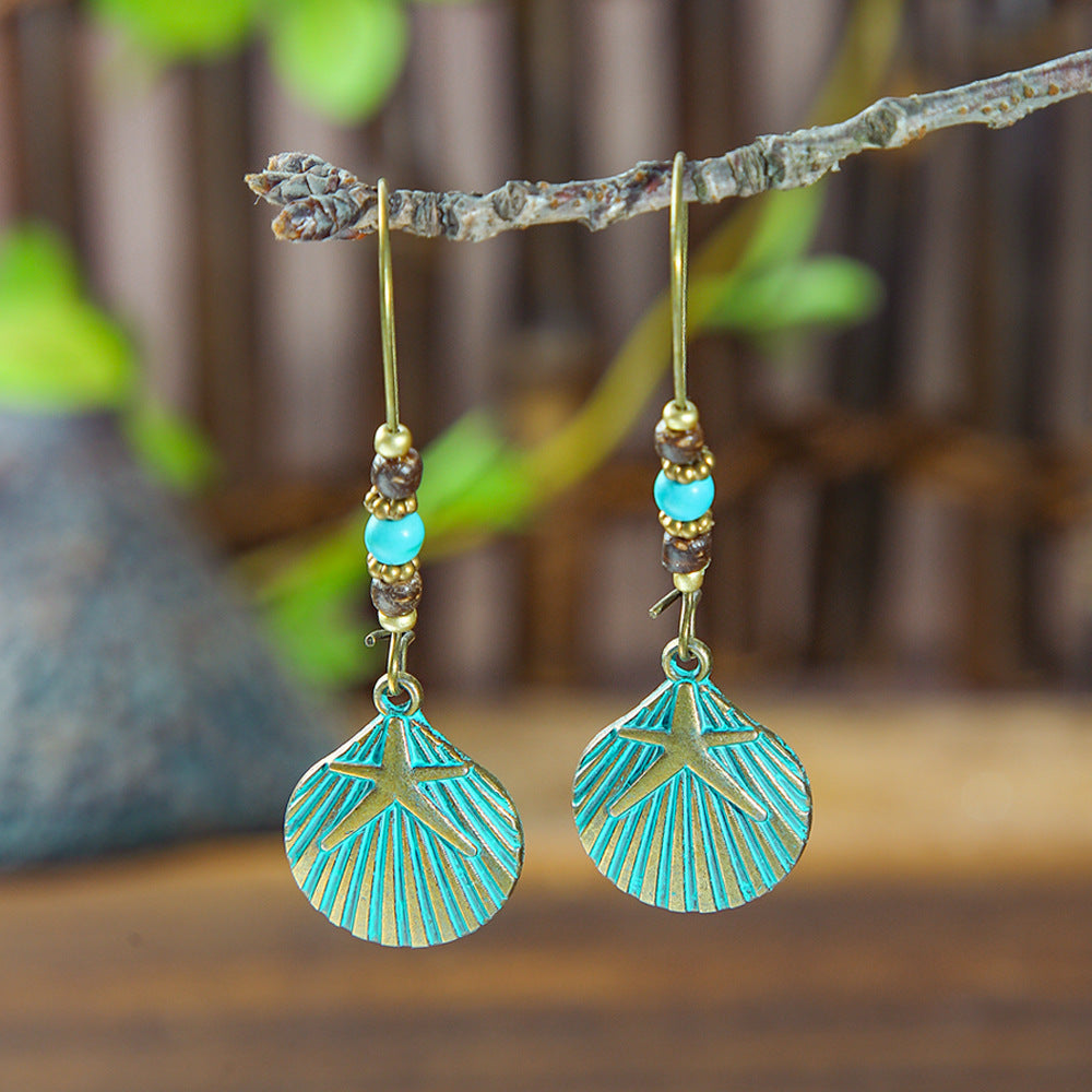 Bohemian Geometric Metal Earrings for Women