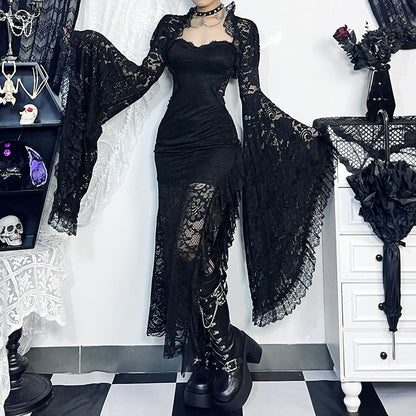 Classic Lace Cardigan Top Sexy Style