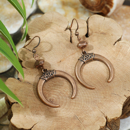 Bohemian Style Vintage Owl Earrings Zinc Alloy Jewelry