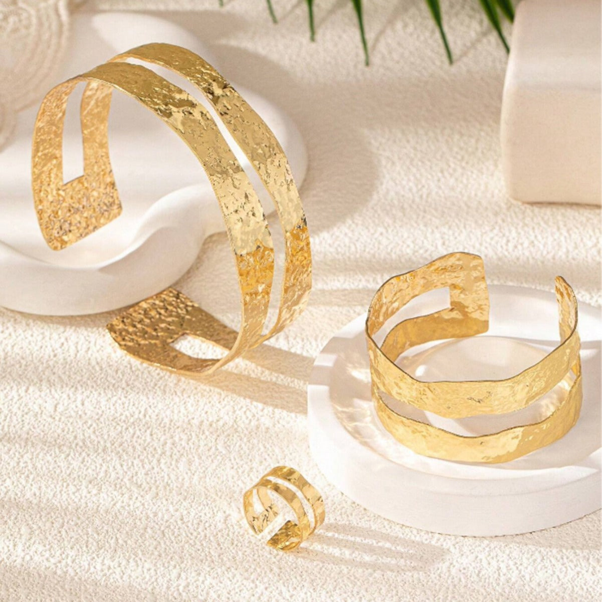 Irregular Simple Bracelet Set Arm Cuff