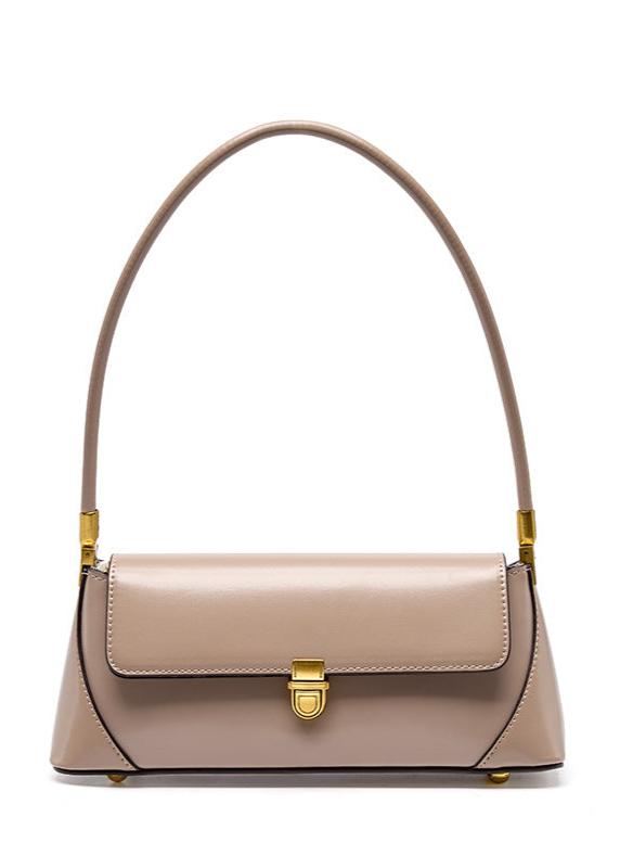 Leather Shoulder Bag Classic Rectangular Design