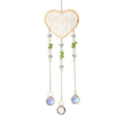 Hollow Out Love Crystal Suncatcher Hangings