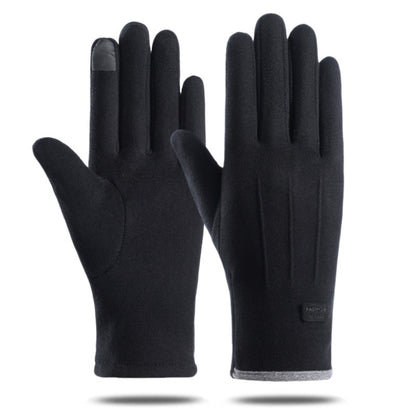 Winter Soft Windproof Thick Fleece Thermal Gloves