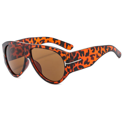 Fashionable Oversized T-Frame Sunglasses for Men and Women