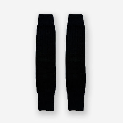 Wool Blend Knitted Leg Warmers Cozy Casual Socks