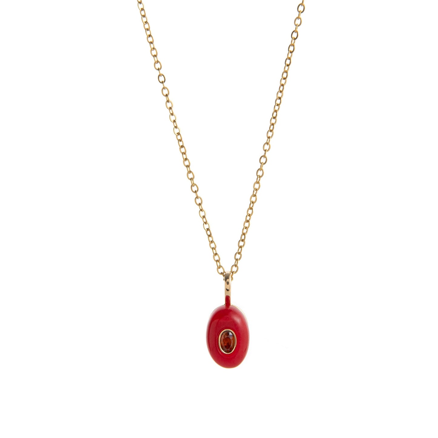 Trendy Rhinestone Waterdrop Pendant Chain Necklace
