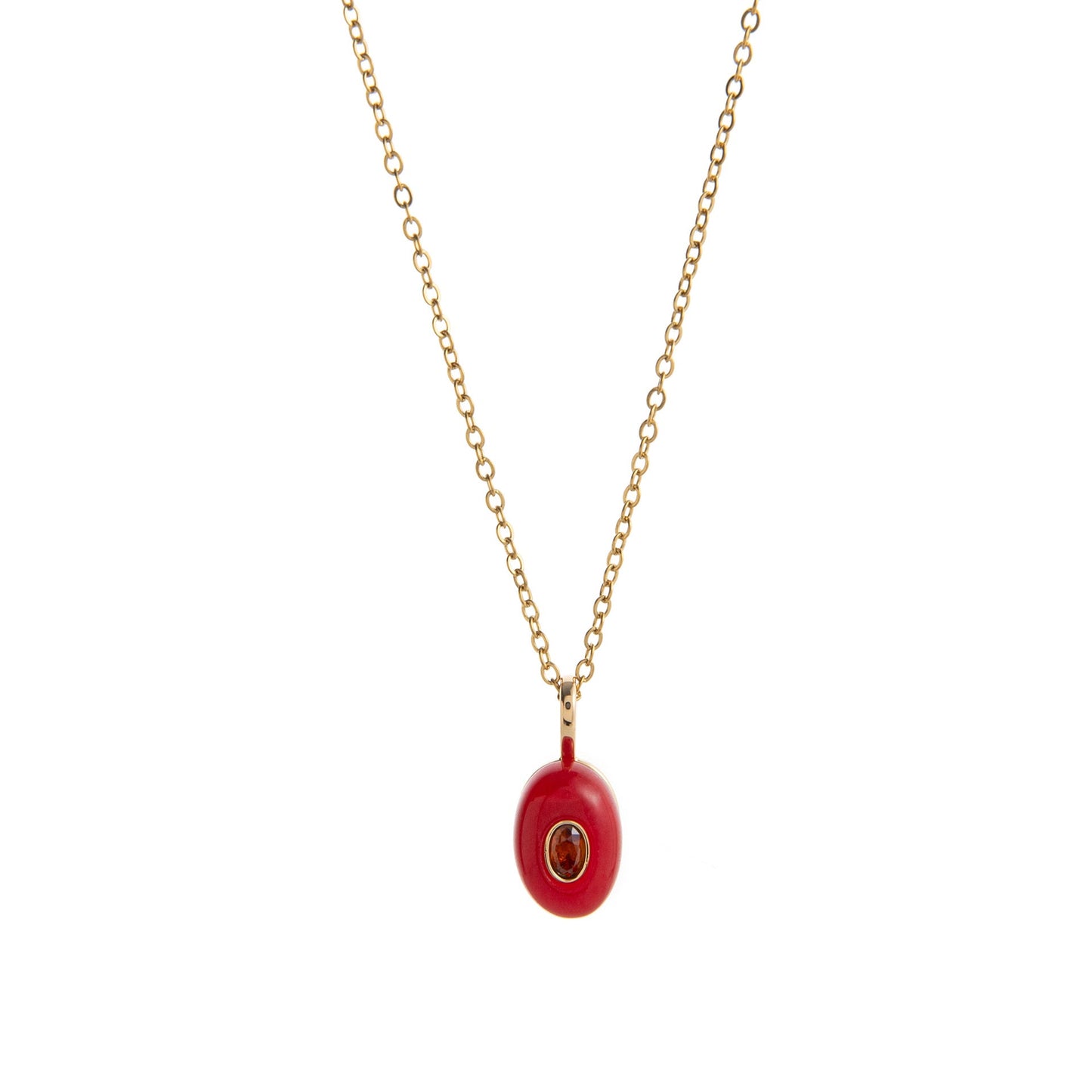 Trendy Rhinestone Waterdrop Pendant Chain Necklace