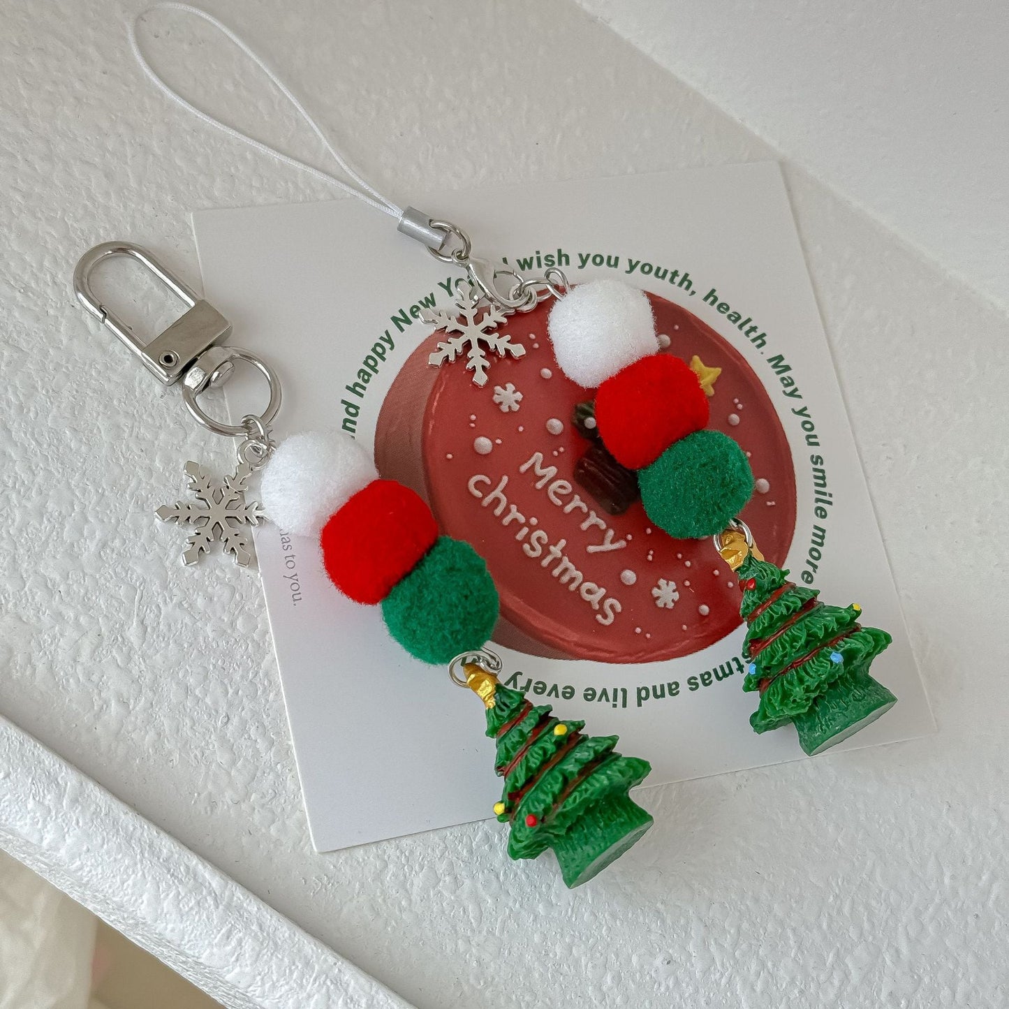 Funny Santa Claus Christmas Style Bag Charm