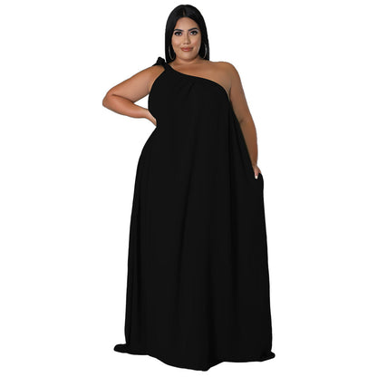 Sleeveless Backless Maxi Dress Elegant Solid Color