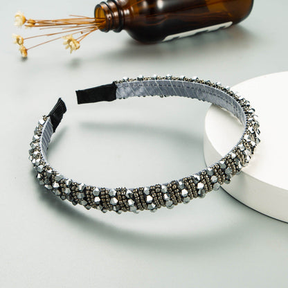 Handcrafted Beaded Headband Stylish Daily Hair Accessory