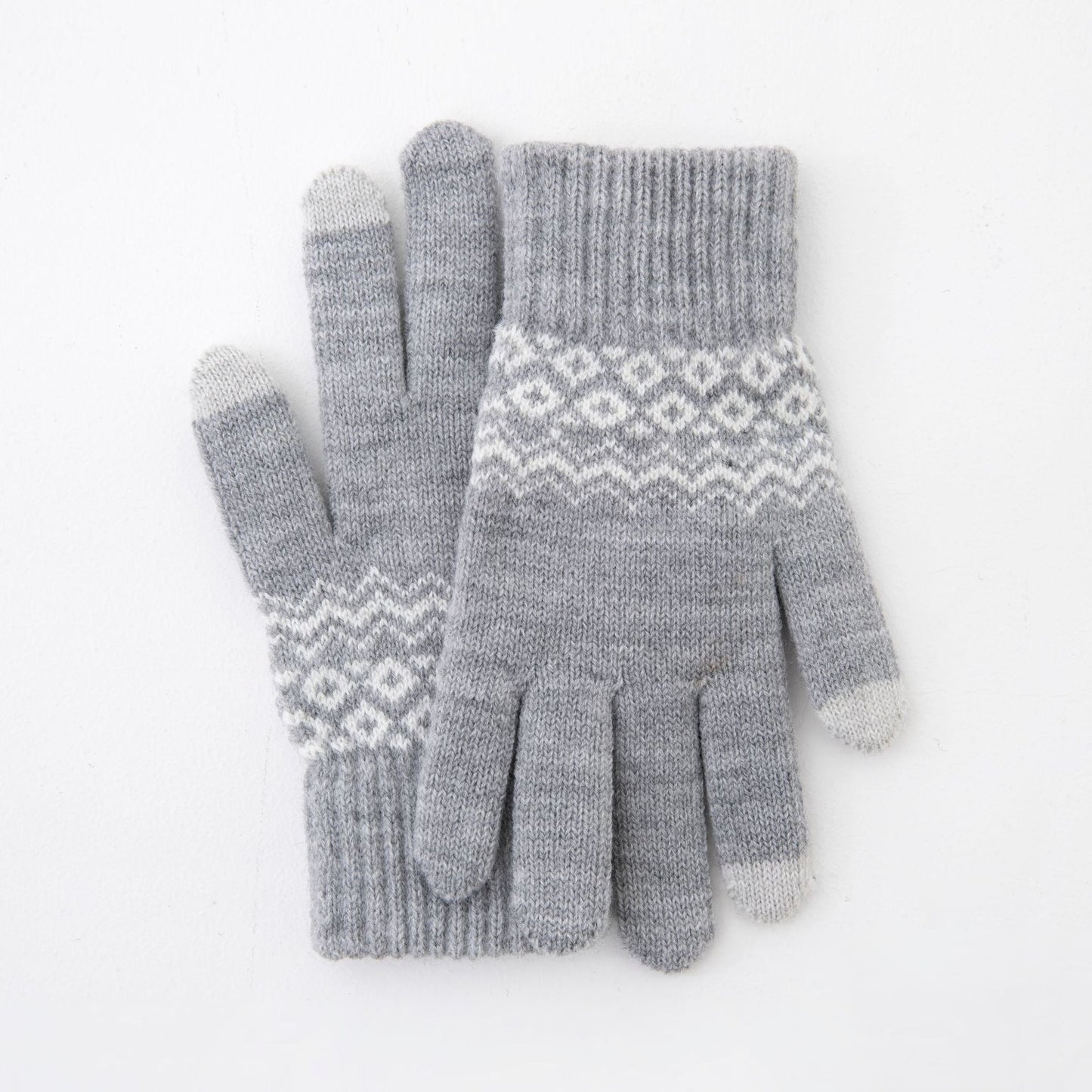 Winter Touchscreen Gloves Warm Acrylic Knitted Cycling Gloves