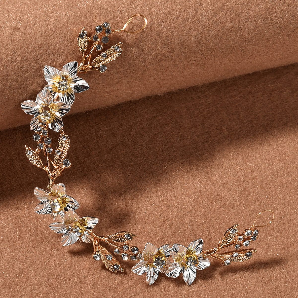 Bridal Wedding Handmade Hair Chain Headband Accessory