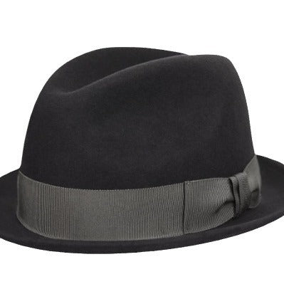 Women’s Wool Felt Hat with Bow Detail - Vintage Style