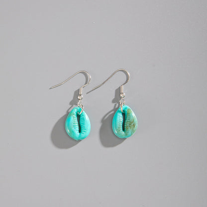 Bohemian Resin Starfish Earrings Ocean-Inspired Jewelry