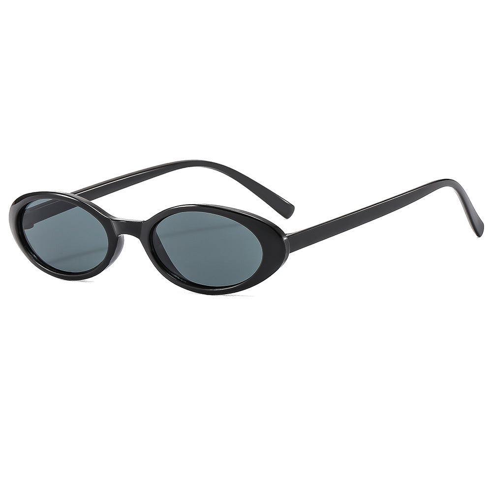 Retro Vintage Oval Sunglasses Stylish PC Frame Sunglasses
