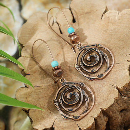 Bohemian Style Vintage Owl Earrings Zinc Alloy Jewelry