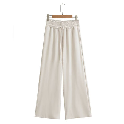 Solid Color Split Vest and Pants Sets