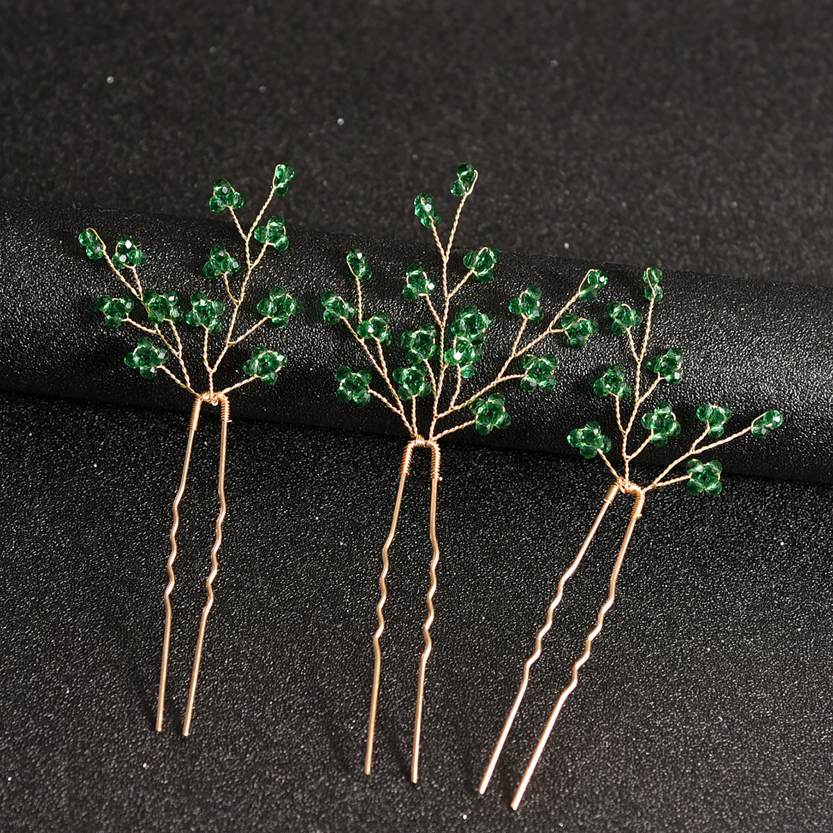 Handmade Pearl Hair Pins U-Shaped Hair Forks Wedding Party Accessories