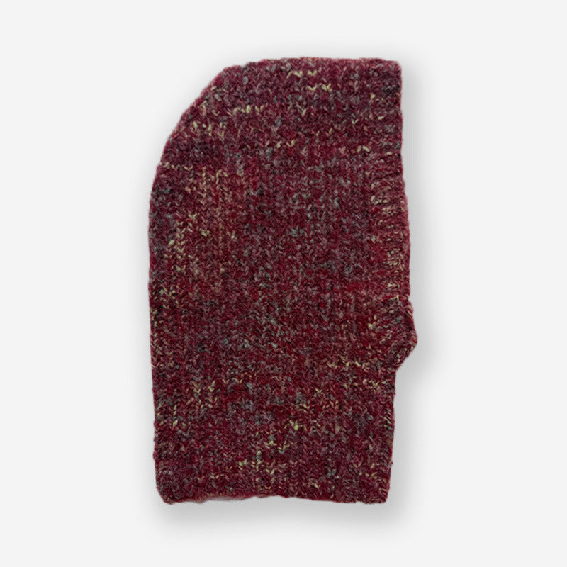 Handmade Wool Blend Colorful Pointed Balaclava Hat