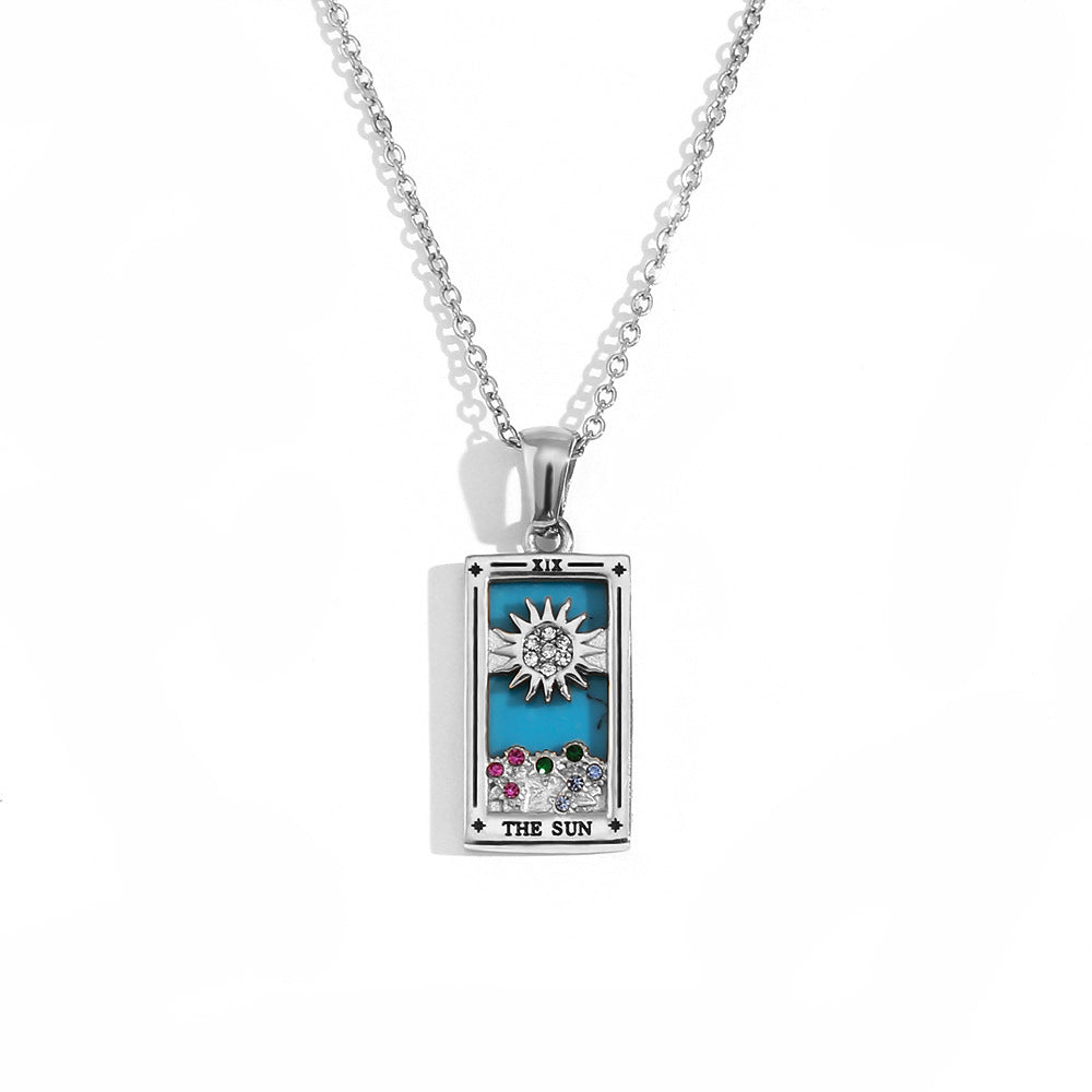 2+ Vintage Zircon Pendant Necklaces