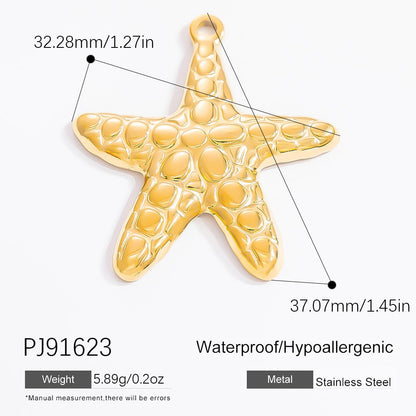 DIY Gradient Butterfly Flower Stainless Steel Pendants