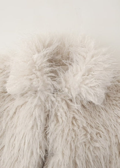 Faux Shearling Jacket Soft Textured Cozy Chic