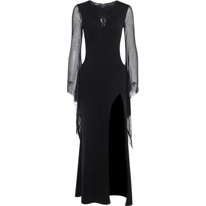Dark Fashion Sexy Split Joint Dress