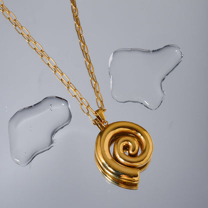 Threaded Circle Pendant Vintage