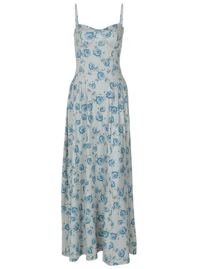 Sweet Floral Strap Dress Bodycon design for Casual Wear