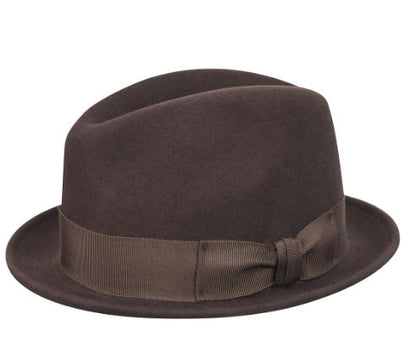 Women’s Wool Felt Hat with Bow Detail - Vintage Style