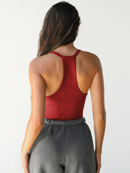 Sexy Slim Knitted V-Neck Spaghetti Top