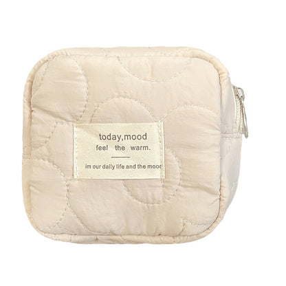 Lotus Pink Portable Makeup Pouch with Multi-Functional Design