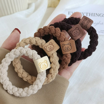 Simple High Stretchy 5PCS Hair Ties