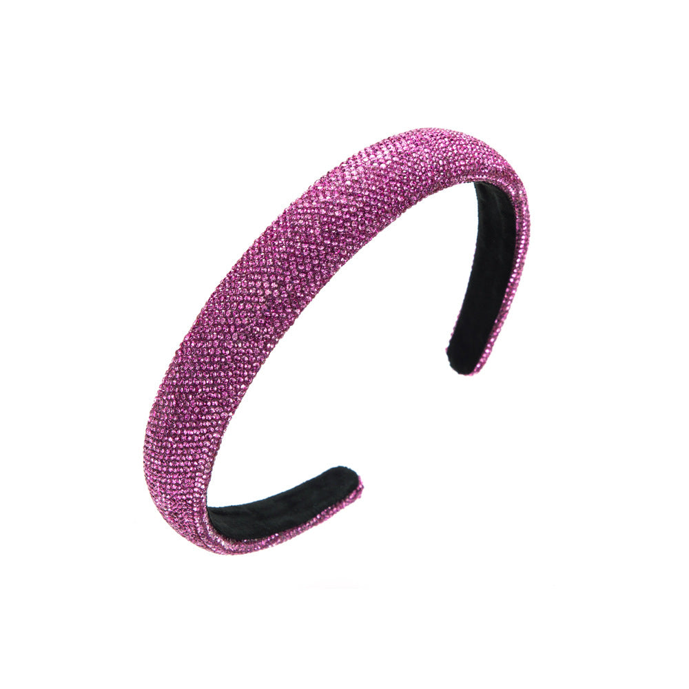 Trendy Rhinestone Hairband Fashionable Colorful Headband