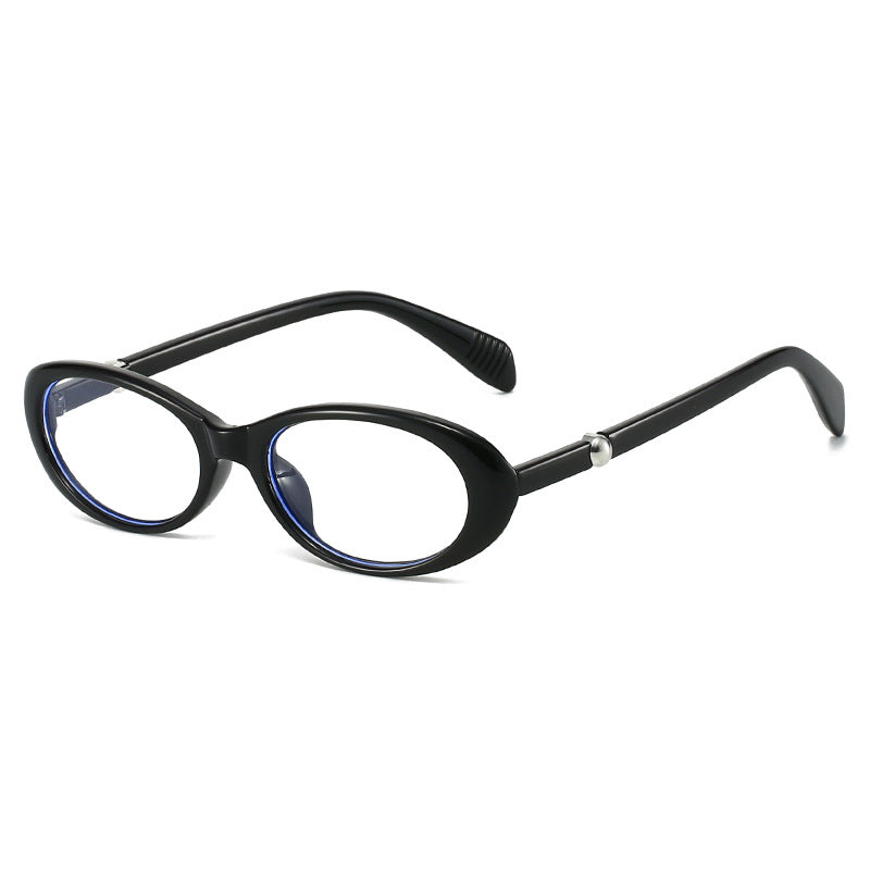 Trendy Oval Sunglasses with Rhinestones and Pearls