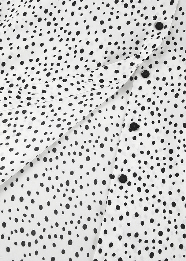 Polka Dot Lounge Set Lightweight Breathable Fabric
