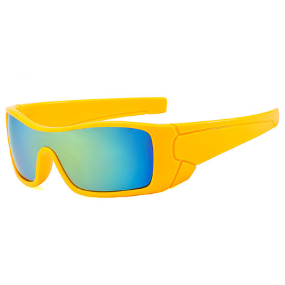 Y2K Futuristic Square Sunglasses Stylish Men's Eyewear