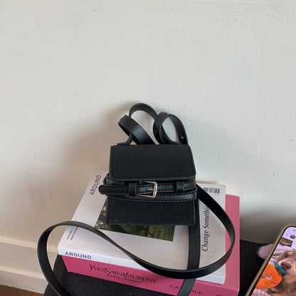 Mini Fashionable Tote Bag Trendy PU Crossbody Bag