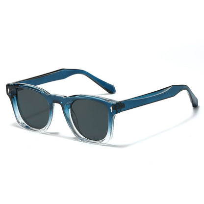 Stylish Square Sunglasses with Bullet Design for Men and Women