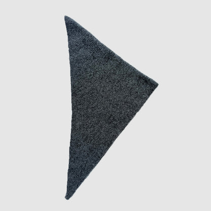 Handcrafted Triangle Wool Blend Scarf for Winter