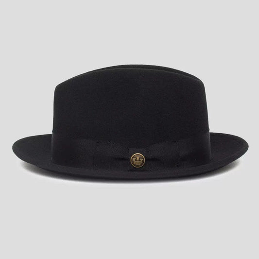 Wool Felt Bowler Hat Stylish Unisex Autumn Winter Fashion