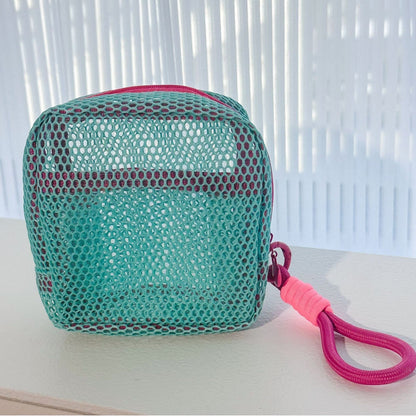 Color Block Square Mini Make Up Bags