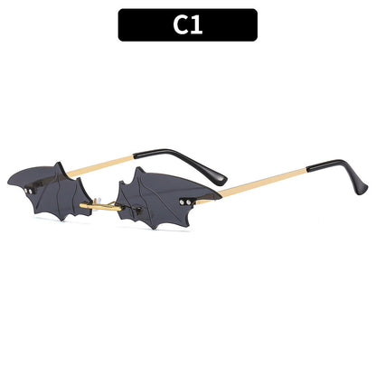 Trendy Bat Wing Sunglasses Colorful Party Photo Ins Glasses